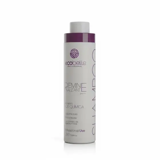 Shampoo Remineralizante Pós Química Extrato De Algas Marinhas 1L – Restaura, Fortalece e Recupera