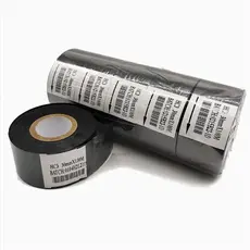Fita Ribbon para Datador Térmico 30mm x 100m - Cor Preta