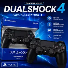 Controle Ps4 Dualshock 4 Preto Lacrado