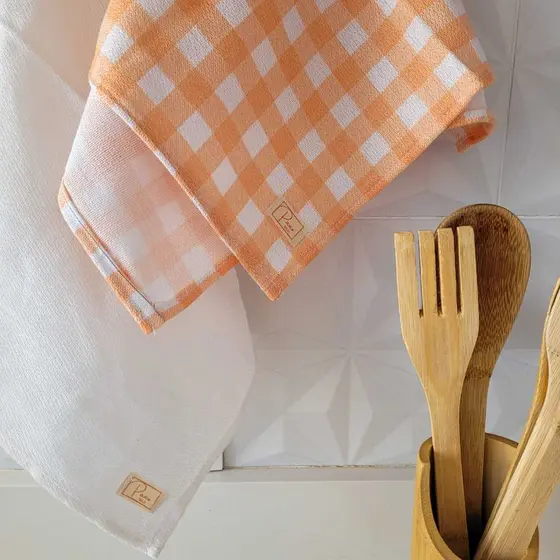 Kit 3 Pano de Prato Guardanapo Cozinha Copa Premium Grande 100% algodão extra absorção