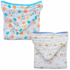 Kit 2 Toalhões de Banho Infantil Grande Sortido Soft com Capuz 100% Algodão