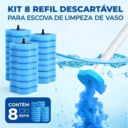 Refil Para Vaso sanitário e Parede de Banheiro