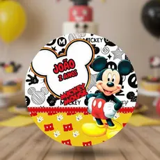 60 Adesivos Personalizados Mickey 4x4