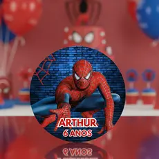 60 Adesivos Personalizados Homem-Aranha 4x4