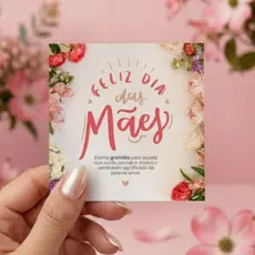 Tags Etiquetas de Feliz dia das Mães Decorativas