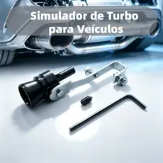 Dispositivo Refitagem Veicular Universal, Simulador Som Turbo Apito para Tubo de Escape