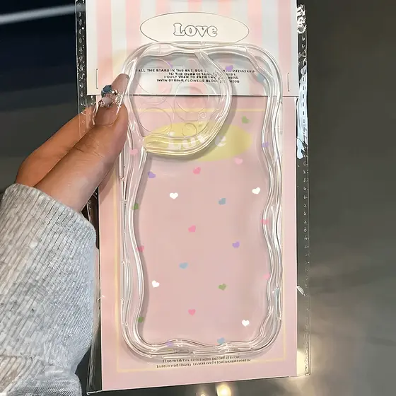 Silicone Anti-impacto Capinha Para IPhone 18 17 16 15 14 13 12 11 Plus Pro Max Ar Normal Pequenos Florais Caso