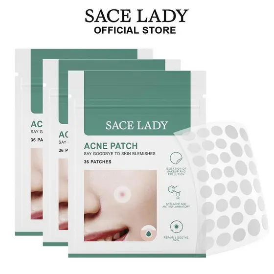 3 Adesivo para borbulhas SACE LADY, tratamento para manchas, cuidados com a pele, reparação da acne