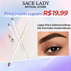 lapis para sobrancelha SACE LADY Apontador Integrado Ideal para Iniciantes