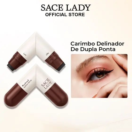 Carimbo Delineador SACE LADY Olhos Esquerdo Direito Prova D'água Fácil