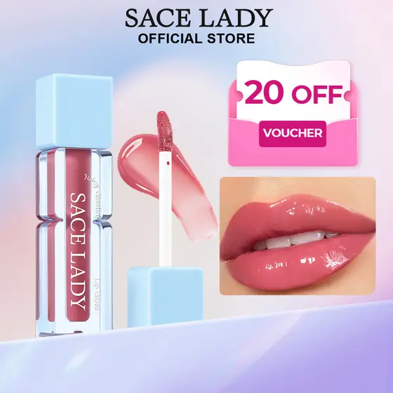 Gloss Labial SACE LADY Gloss Labial Brilhoso e Suculento Longa Duração