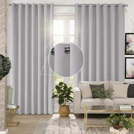 Cortina Blackout Moderna 6,00 x 2,80 Bloqueio de Luz Reduz Calor