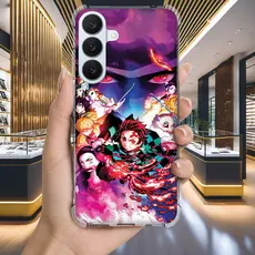 Capa Capinha GALAXY A13 A12 A11 A10S A10 A03S A07 A06 A05S A05 Anti-impacto Personalizada anime DEMON slayer (3455)
