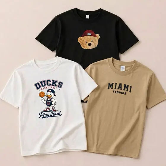 Kit 3 Camisetas Infantil Masculina Estampadas Frete Rápido Básica