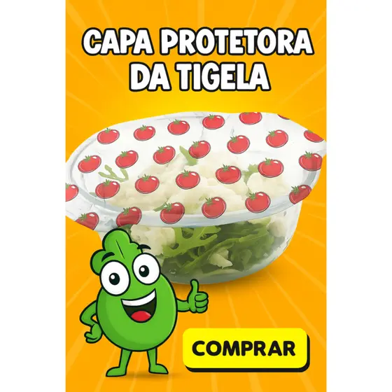 Kit Tampa Cobre Fácil Reutilizável 3 Peças G para Vasilha Bandeja Tigela Travessa Estampada Sortida