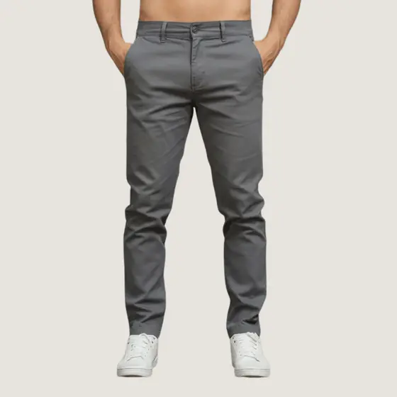 Calça Sarja Masculina Slim Masculino com Lycra Elastano Bolso Faca Confortável Moderna Várias Cores