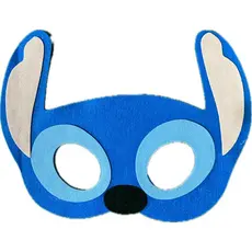 Máscara Stitch em feltro para festas aniversários eventos