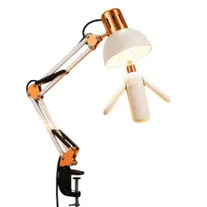 Luminária Abajur Grande Alta Ajustável + Lâmpada Iluminação Profissional Moderna Decorativa Escritorio Salão Manicure