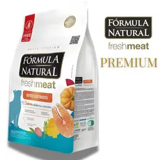 Ração Fórmula Natural Fresh Meat Gatos10kg Sabor Salmão abóbora e curcuma Adimax