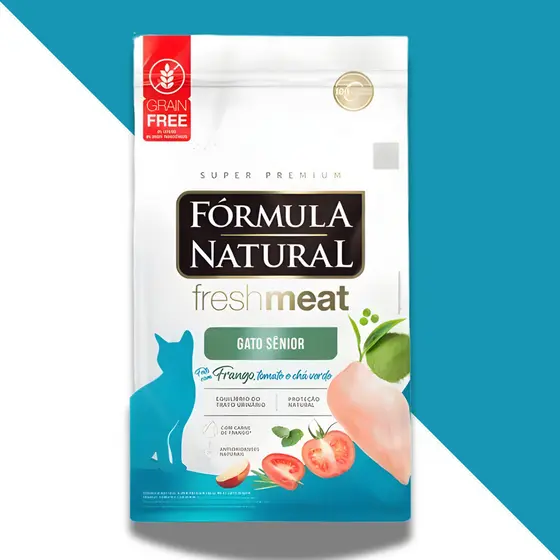 Ração Formula natural Fresh meat Gato Senior 10Kg - Adimax