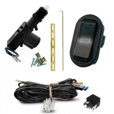 Abertura Porta Mala Eletrico Universal Dial Com Botão Led Branco