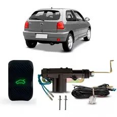 Abertura Porta Malas Elétrico Gol G2 Com Botão Original led verde