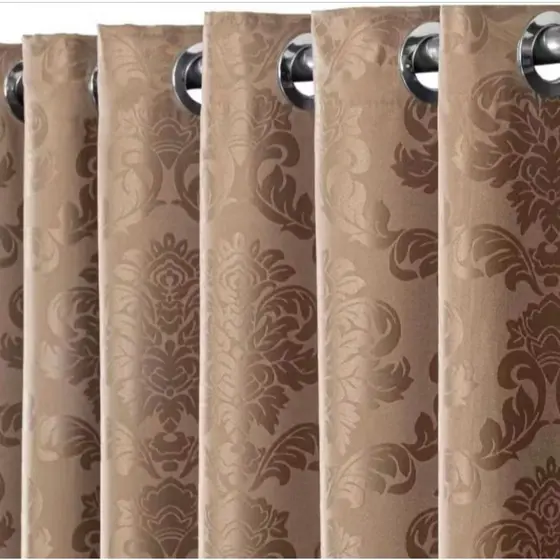 Cortina Jacquard 4,00m x 2,80 Para Sala e Quarto Várias Cores
