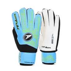 Luva de Goleiro Poker Campo Training Neo Junior Azul e Branco - Infantil