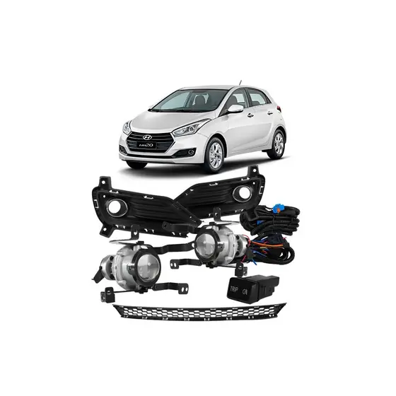 Kit Farol Milha Neblina Hb20 2016 A 2019 Bt. Trip