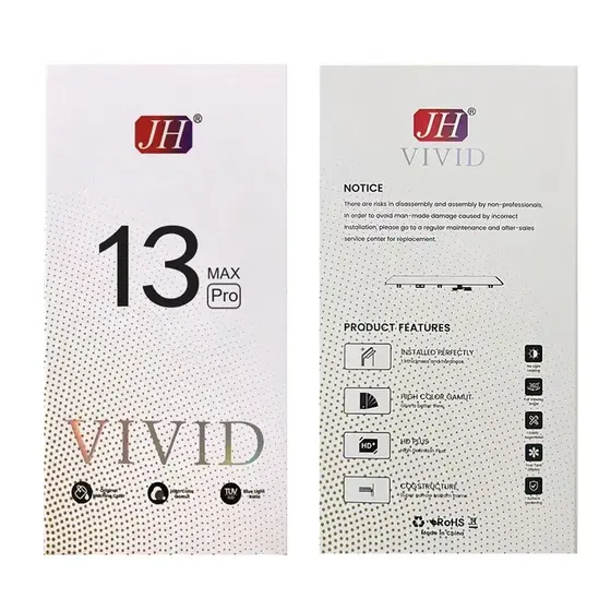 Tela Frontal Display Touch iPhone 13 Pro Max Vivid E OLED