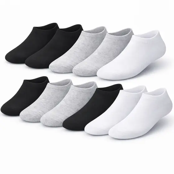 Kit 3 6 e 12 Pares de  Meia Soquete Masculina Algodão 40 ao 46 Confortável