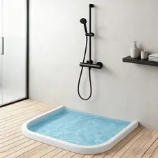 Barreira de Agua Retenção em Silicone Vedação Area Molhada Banheiro Box