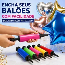 Bombinha manual para encher balões.