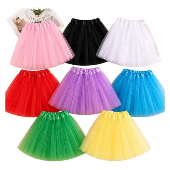 Saia de tule 30 cm infantil