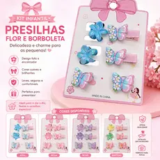 Kit Presilhas infantis 6 Peças.