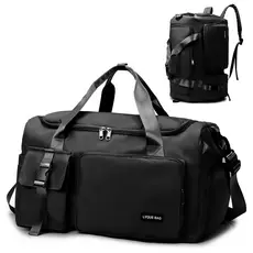 Mochila Viagem Fitness 3 em 1 42L Impermeável Resistente Grande Capacidade para Academia Treino e Viagens