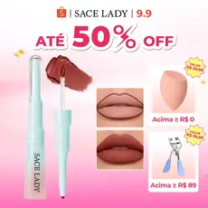 Lápis de boca SACE LADY Batom Liquido 2em 1 infallible Peptídeos de ácido hialurônico Vitamina E