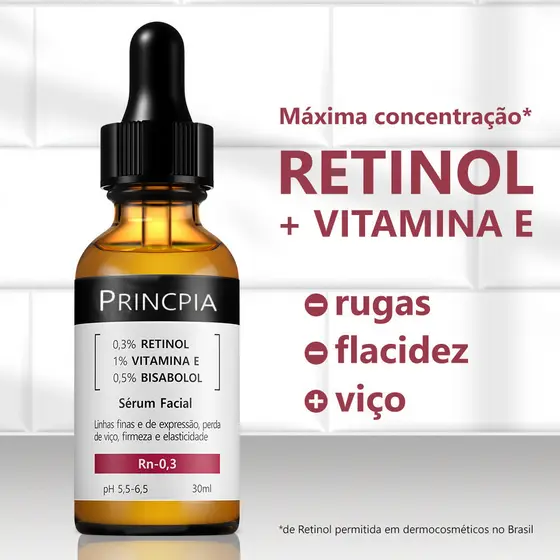 Sérum  Retinol 0,3% + Vitamina E - Rn-0,3 Skincare