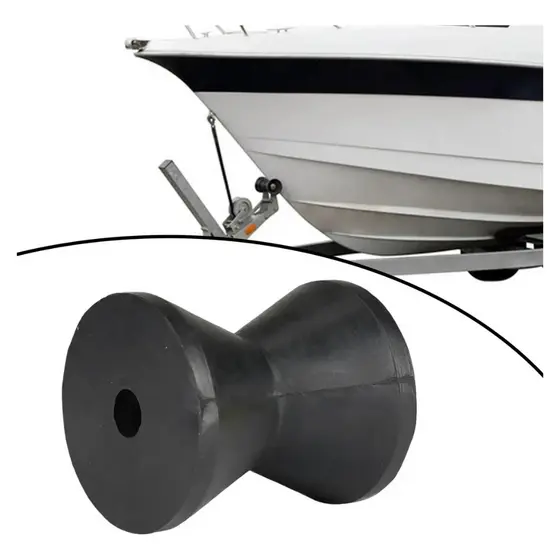 Rolete Apoio Borracha Reboque Carreta Barcos Lancha Jet-ski