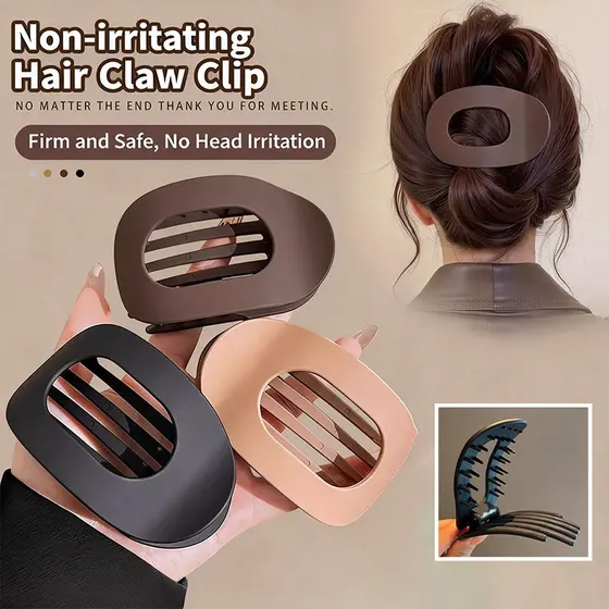 Coreano simples elegante grampo de cabelo grande bico de pato cocar feminino