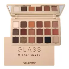 Paleta de Sombras Glass Mirror Shade 18 Cores Ruby Rose Make Completa Profissional Envio Full