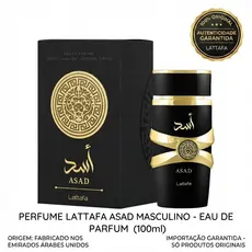 ⚡ Perfume Árabe Asad EDP 100ml 100% Original🖤