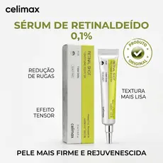 Celimax Retinal Shot Tightening Booster 15ml Sérum Facial Antienvelhecimento Redutor De Poros Coreano Original