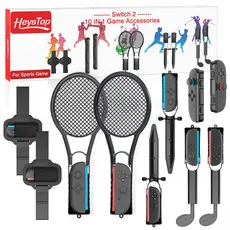 Kit 10 Acessórios Esportivos 10 Peças para Esportivos Para Nintendo Switch 2