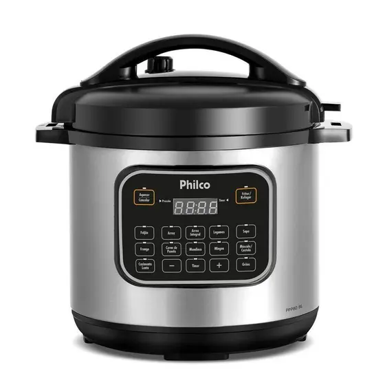 Panela de Pressão Multifuncional Philco 8L PPP80 12 Funções 220V