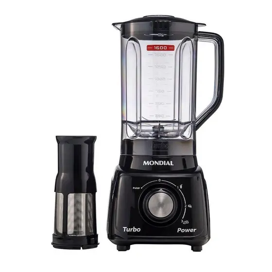 Liquidificador Mondial Turbo Power L-99-fb Preto 220V