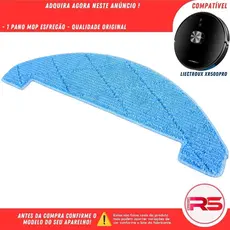 Pano Mop Esfregão Flanela para Robo Aspirador Liectroux XR500 PRO