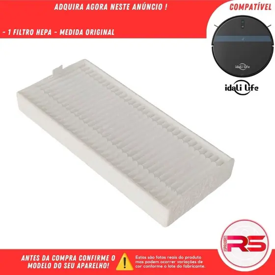 Filtro Hepa para Robo Aspirador IDALI LIFE V3S PRO DF-ILRO066