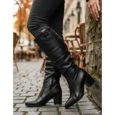 Bota Couro Burnish Feminina Cano Longo  Bottero 346920-8