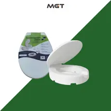 ASSENTO SANITÁRIO ELEVADO 7,5CM COM TAMPA BRANCO CIPLA